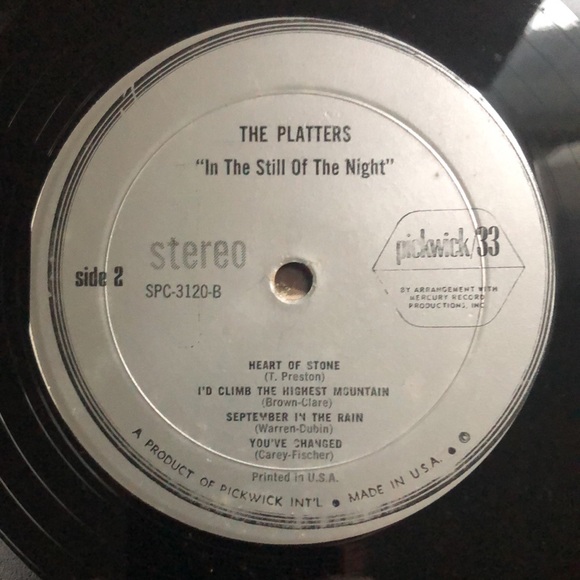 The Platters In The Still Of The Night Vinyl Lp - Picture 5 of 7